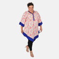 Fruit Punch with White Flowers Handkerchief Kaftan - Sticky add to cart bar