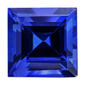 Certified & Appraised AAAA Vivid Tanzanite (Sqr Cushion Free Size) Approx 3.00 ctw - Sticky add to cart bar