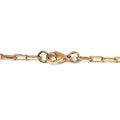 EverTrue Tiger's Eye Paper Clip Chain Fancy Necklace 18 Inches in 18K YG Plated 23.00 ctw - Sticky add to cart bar
