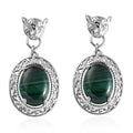 KARIS Mojave Blue Turquoise Fancy Earrings in Platinum Bond 11.25 ctw - Sticky add to cart bar