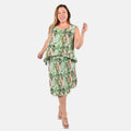 TAMSY Green Leaf Mother's Day Dress - S - Sticky add to cart bar