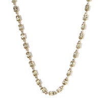 Luxoro 14K Yellow Gold AAA Turkizite Line Necklace 18 Inches 7.50 Grams 23.75 ctw