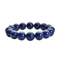 Lapis Lazuli Beaded Stretch Bracelet 205.00 ctw - Sticky add to cart bar