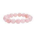 Galilea Rose Quartz Beaded Stretch Bracelet 215.00 ctw - Sticky add to cart bar