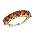 Santa Ana Madeira Citrine 7 Stone Ring in 14K YG Over Sterling Silver (Size 10.0) 2.10 ctw - Sticky add to cart bar