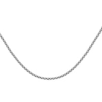 Italian Sterling Silver Coryana Chain 18 Inches 1.25mm 2.10 Grams