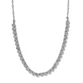 Diamond Fancy Necklace 18 Inches in Platinum Over Sterling Silver 12.70 Grams 2.00 ctw - Sticky add to cart bar