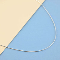Italian Sterling Silver 0.7mm Snake Chain 18 Inches 3.40 Grams