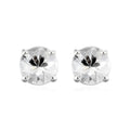 Brazilian Petalite Solitaire Stud Earrings in Sterling Silver 0.85 ctw - Sticky add to cart bar
