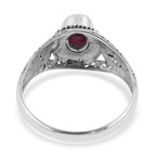 BALI LEGACY Niassa Ruby Ring in Sterling Silver 1.50 ctw