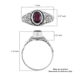 BALI LEGACY Niassa Ruby Ring in Sterling Silver 1.50 ctw
