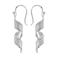 14K RG Over Sterling Silver Dangle Earrings 3.20 Grams - Sticky add to cart bar