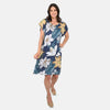 Blue & White Floral Print