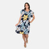 Indigo Blue Floral Print