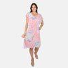 Pink & White Tropical Floral Print