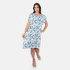 Blue Leaves Print