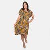 Mustard Floral Print