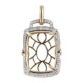 Luxoro 10K Yellow Gold Diamond G-H I3 Mounting Pendant 5.60 Grams 0.50 ctw - Sticky add to cart bar