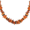 Multi Color Amber Multi Shape Stone Necklace 28 Inches - Sticky add to cart bar