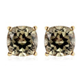 ILIANA 18K Yellow Gold AAA Turkizite Solitaire Stud Earrings 3.30 ctw - Sticky add to cart bar