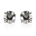 Brazilian Petalite Solitaire Stud Earrings in Sterling Silver 1.25 ctw - Sticky add to cart bar