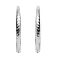 Hoop Earrings in Rosetone