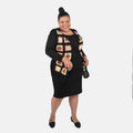 Tamsy Black and Red Traditional Handwoven Crochet Vest - One Size Fits Most - Sticky add to cart bar