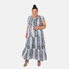 Gray Tropical Print