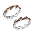 Natural Champagne Diamond 0.50 ctw Ring in Platinum Over Sterling Silver (Size 8.0) - Sticky add to cart bar