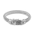 BALI LEGACY Sterling Silver 8mm Tulang Naga Bracelet (6.75 In) 45.50 Grams - Sticky add to cart bar
