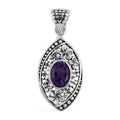 Bali Legacy Amethyst Pendant in Sterling Silver 1.20 ctw - Sticky add to cart bar