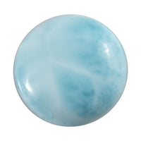 Larimar (Rnd 11 mm) 4.68 ctw Loose Gemstone