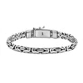 BALI LEGACY Sterling Silver Borobudur Bracelet (7.50 In) 50 Grams - Sticky add to cart bar