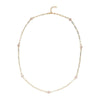 Simulated Champagne Diamond in Goldtone