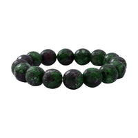 Ruby Zoisite Beaded Stretch Bracelet 150.00 ctw