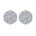 10K White Gold G-H SI Luxuriant Lab Grown Diamond Stud Earrings 0.50 ctw - Sticky add to cart bar