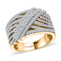 Lab Grown Diamond G-H SI Ring in Vermeil Yellow Gold Over Sterling Silver 1.00 ctw - Sticky add to cart bar