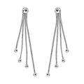 Sterling Silver Fringe Dangle Earrings 2.50 Grams - Sticky add to cart bar
