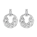 Diamond Earrings in Platinum Over Sterling Silver 1.50 ctw - Sticky add to cart bar