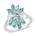 Green Apatite Ring in Sterling Silver 1.40 ctw - Sticky add to cart bar