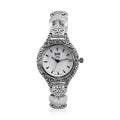 Bali Legacy Eon 1962 Swiss Movement Sterling Silver Heart Bracelet Watch (7.50-8.00 In) (26mm) 48.20 Grams - Sticky add to cart bar