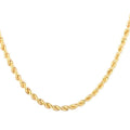 New York Closeout Italian 10K Yellow Gold 4mm Rope Necklace 26 Inches 8.5 Grams - Sticky add to cart bar