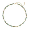 Green Austrian Crystal in Goldtone