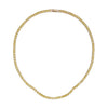 Simulated Yellow Diamond in Goldtone