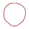 Simulated Red Diamond in Goldtone