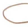 Simulated Champagne Diamond in Goldtone
