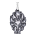 Carved Fox Terahertz Pendant in Silvertone 87.00 ctw - Sticky add to cart bar