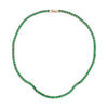 Simulated Emerald in Goldtone