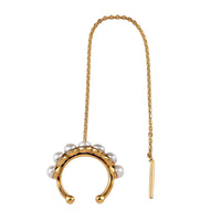 Freshwater Pearl Ear Cuff Vermeil Yellow Gold Over Sterling Silver