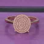 14K Rose Gold Natural Pink Diamond I1 Cluster Ring 3.25 Grams 0.25 ctw